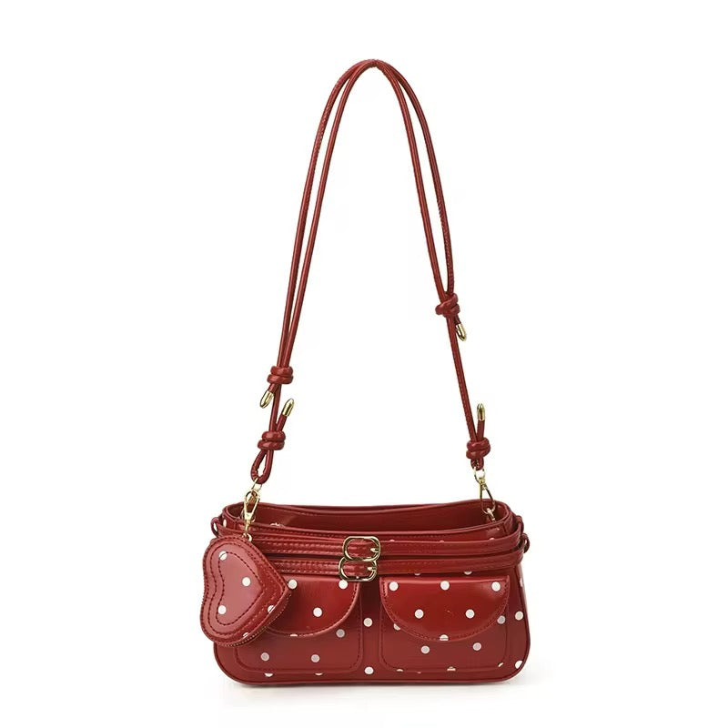 Polka Dot shoulder bag Ideal for Daily Use, Fashionable and Practical Design