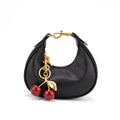 Mini crescent design cherry pendant