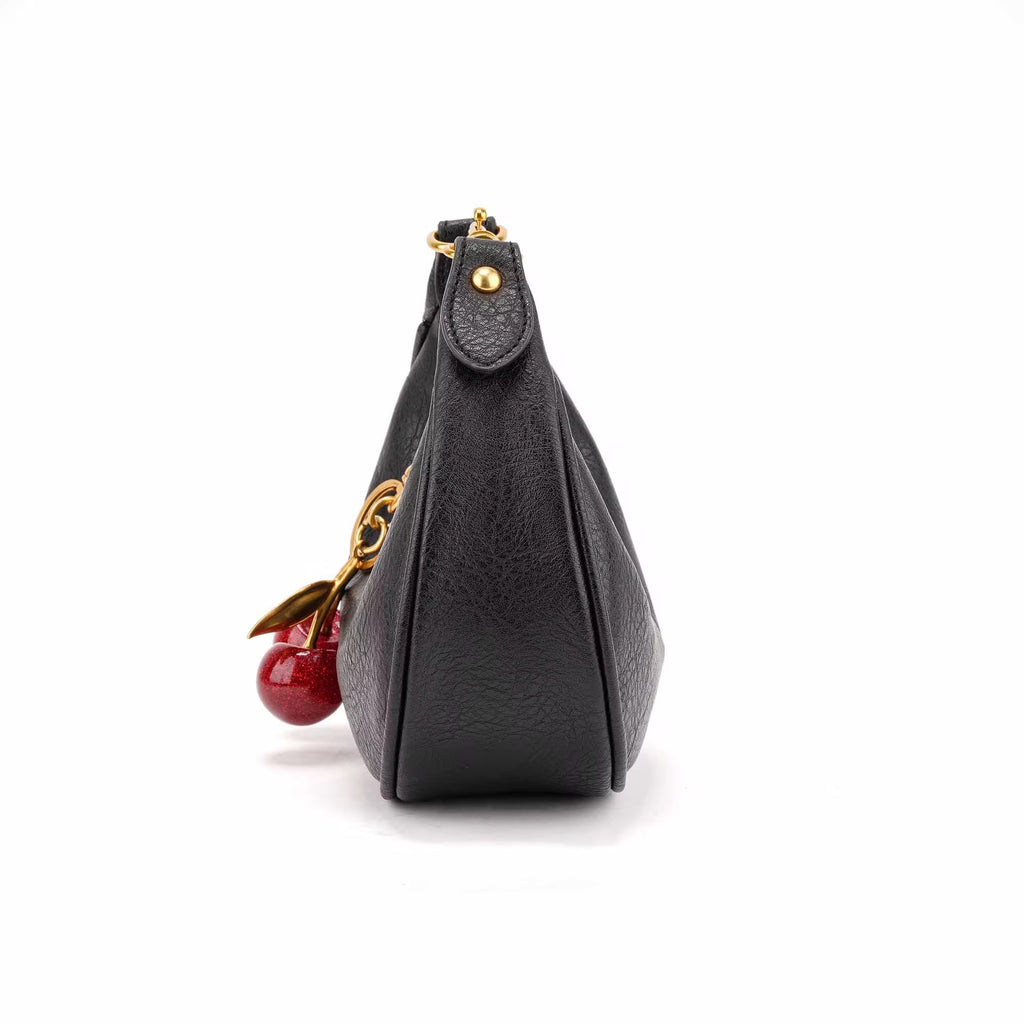 Mini crescent design cherry pendant