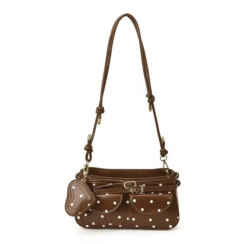 Polka Dot shoulder bag Ideal for Daily Use, Fashionable and Practical Design