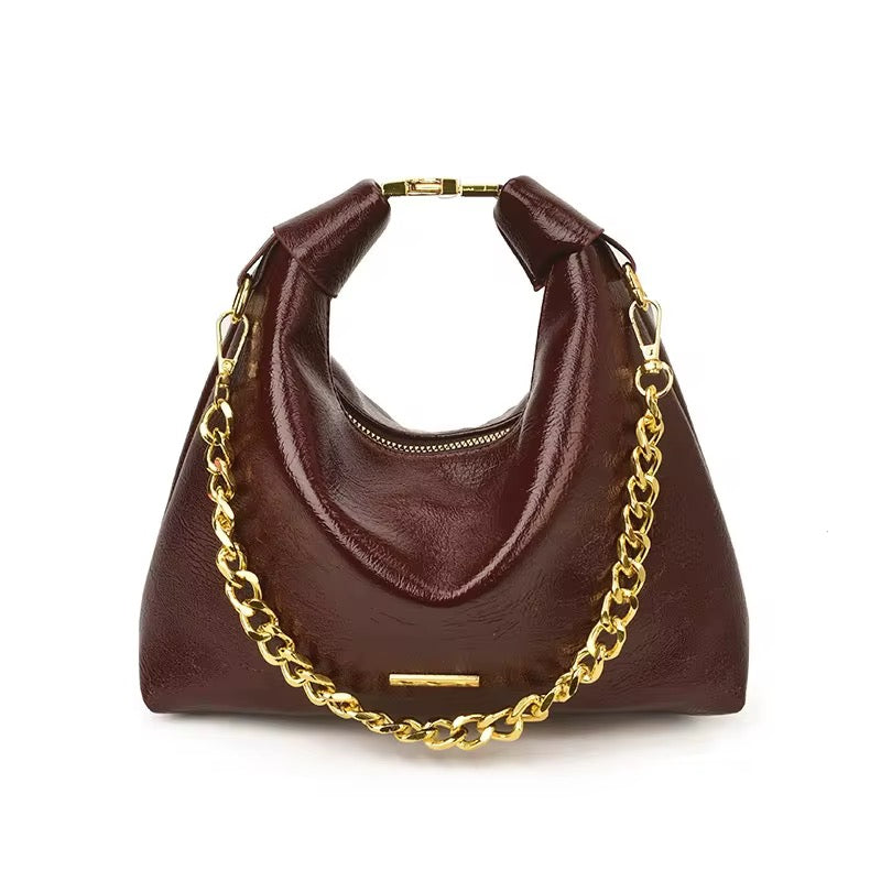 Luna crescent chain bag crossbody/clutch style