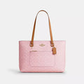 Coach Pink Signature Tote & Wristlet Set