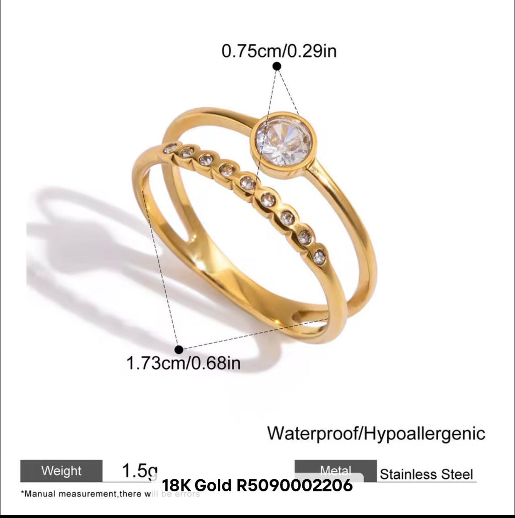Double band ring