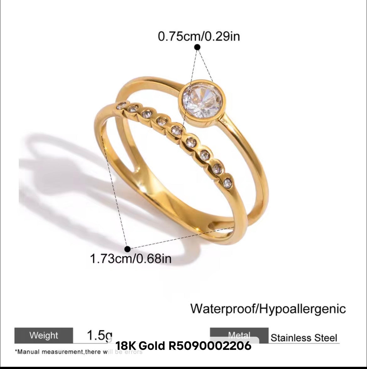 Double band ring