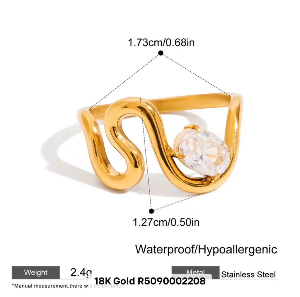 snake coil ring Size 7