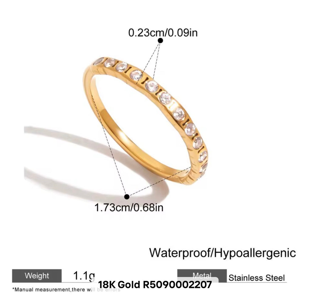 Stackable Pavé Band Ring