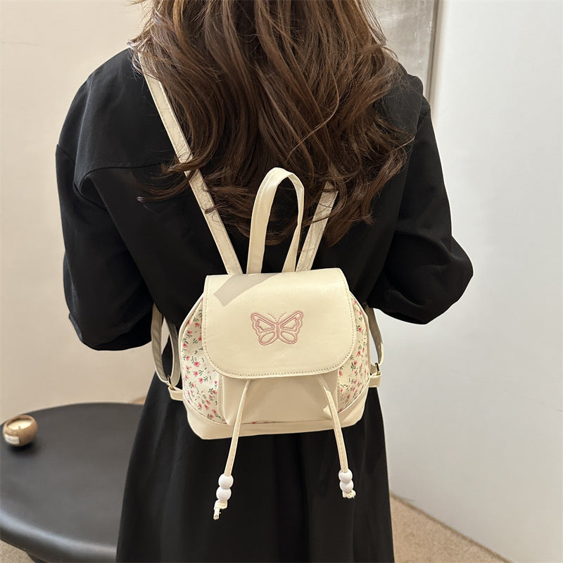 Mini Fashion Backpack Butterfly floral print