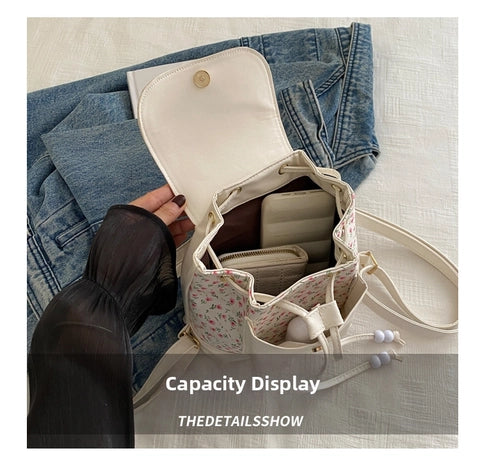Mini Fashion Backpack Butterfly floral print