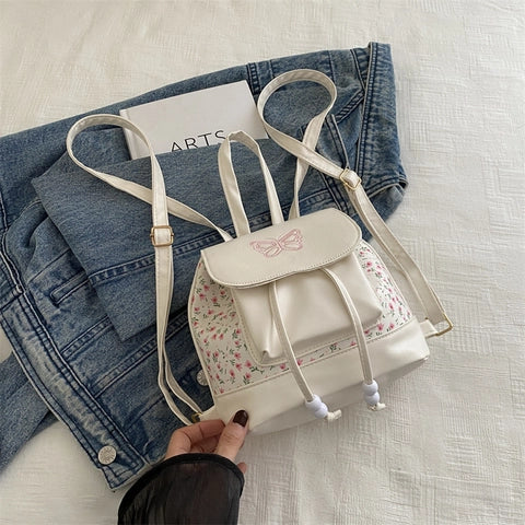 Mini Fashion Backpack Butterfly floral print