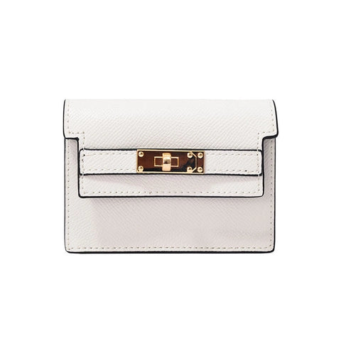 Slim Leather Card Holder Wallet – Minimalist Luxury in 5 Colors