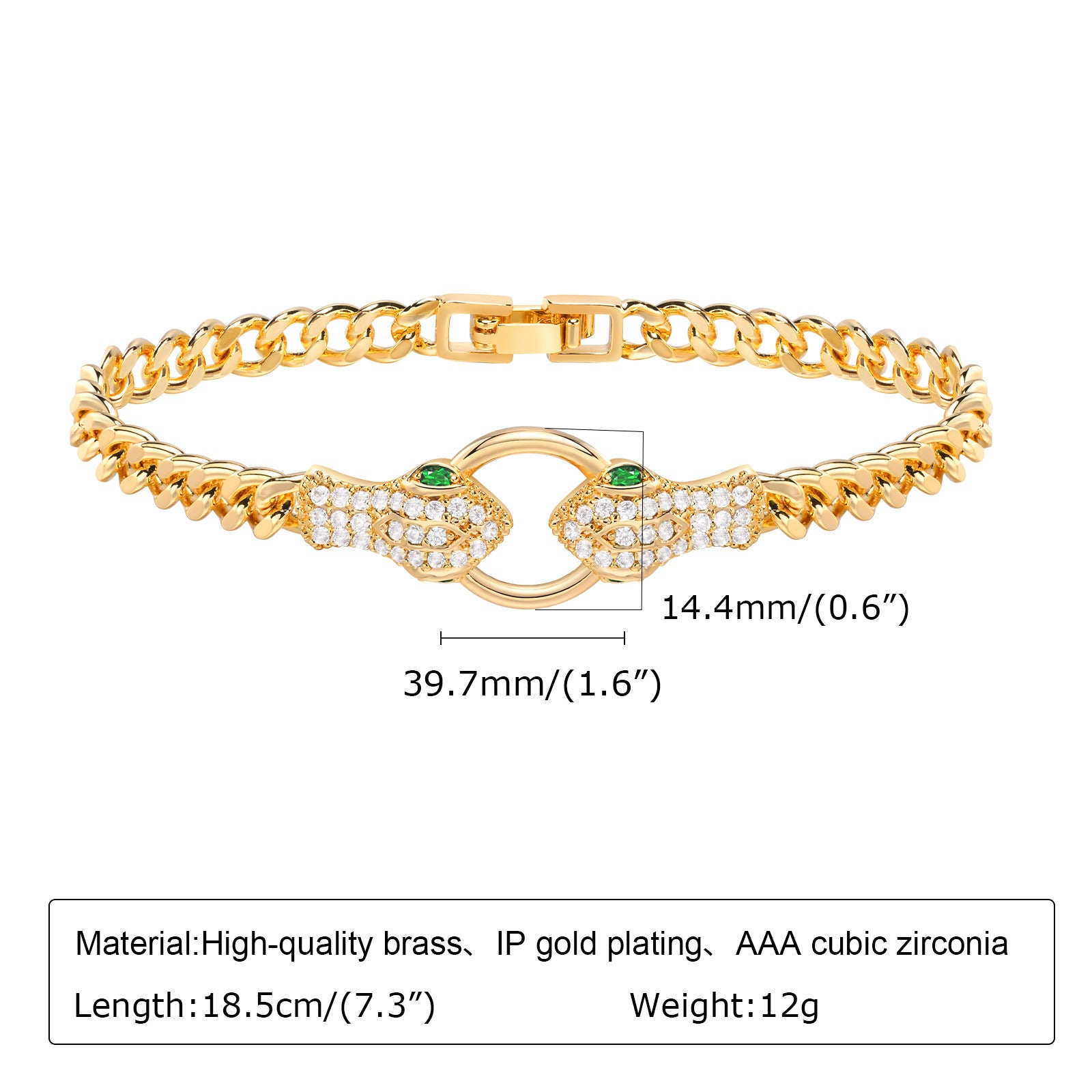 Snake Head Bracelet – Edgy & Iconic Statement Jewelry