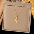 Rose Pendant Necklace – Romantic Floral Statement Jewelry