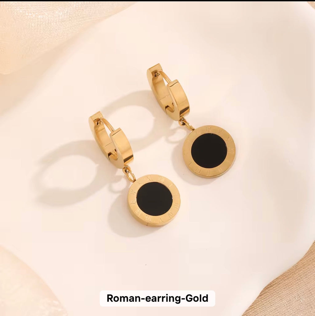 Roman Numeral Jewelry Set