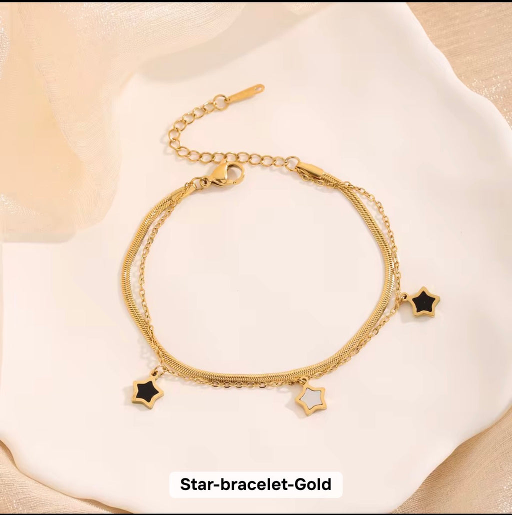 Star Double-Layer Jewelry Set