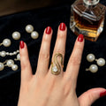 Swan Grace Crystal Ring