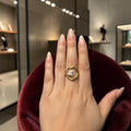 Modern sculptural ring